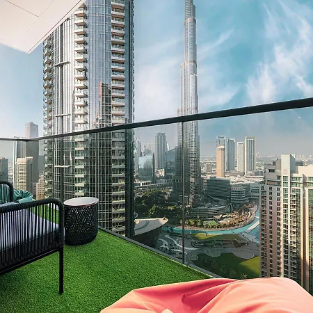 Luxury Apartment With Full Burj Khalifa And Downtown Views Dubai Exterior photo
